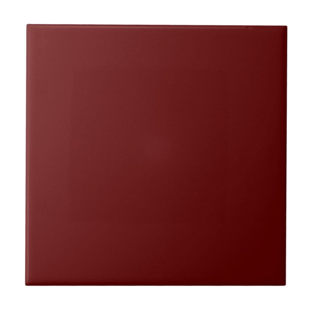 Christmas red, solid red, deep Red, plain Red  Tile (Front)