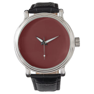 Christmas red, solid red, deep Red, plain Red  Watch