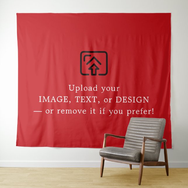 Christmas Red Tapestry Enhancing Warm Festive Inte (In Situ (Horizontal))