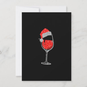 Christmas Red Wine Glass Santa Hat For Women Men F Invitation