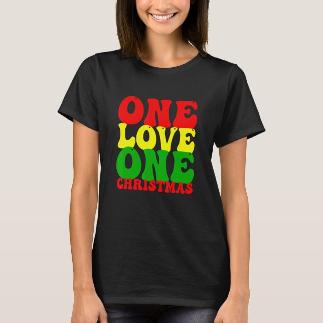Christmas Reggae Rasta T-Shirt (Front)