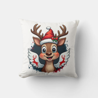 christmas Reindeer (1) Cushion