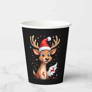 christmas Reindeer (1) Paper Cups