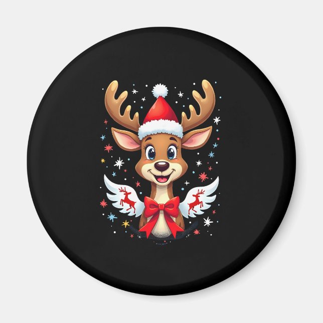 christmas Reindeer (3) Magnet (Front)