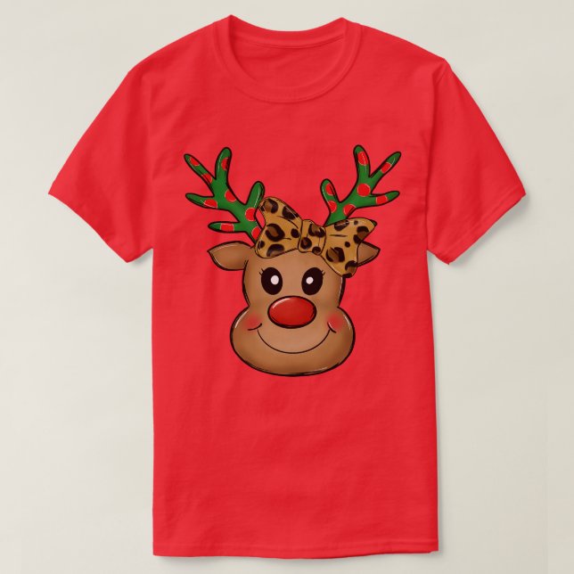 christmas reindeer 3 T-Shirt (Design Front)