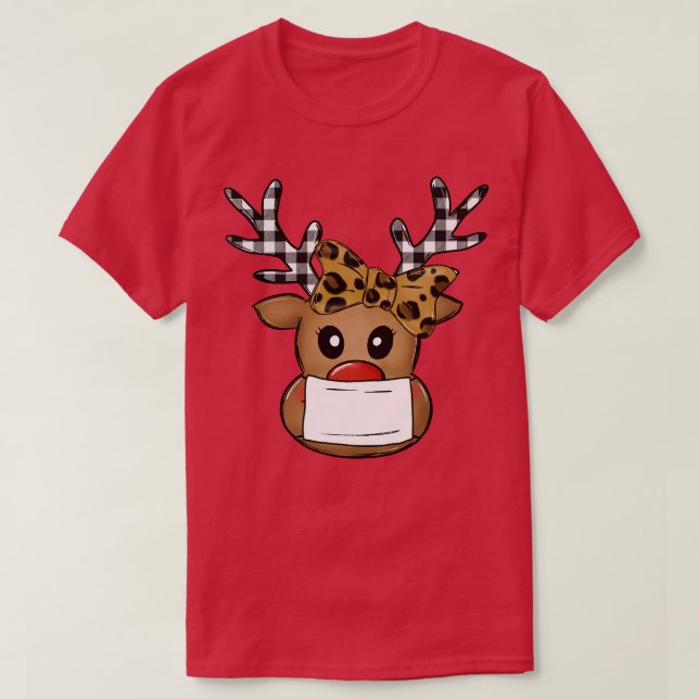 christmas reindeer 4 T-Shirt (Design Front)