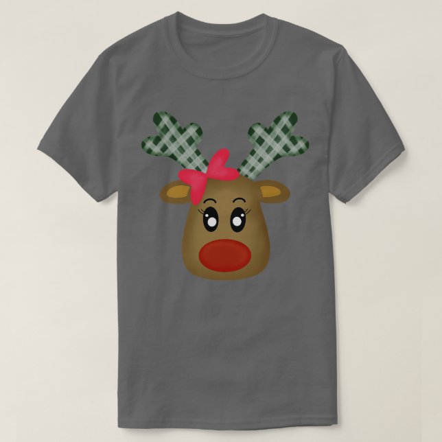 Christmas reindeer 8 T-Shirt (Design Front)