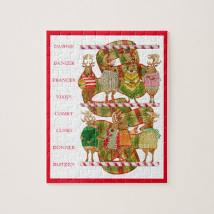 CHRISTMAS REINDEER 8x10 Puzzle