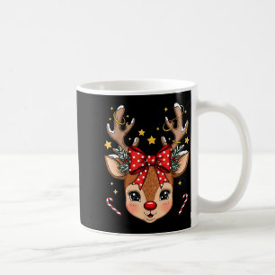 Christmas Reindeer Boy Girl Kid Holiday Deer Coupl Coffee Mug