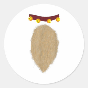 Christmas Reindeer Costume  Classic Round Sticker