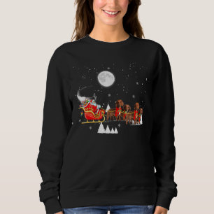 Christmas Reindeer Dachshund Dog Tee Christmas