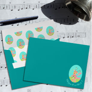Christmas reindeer envelope