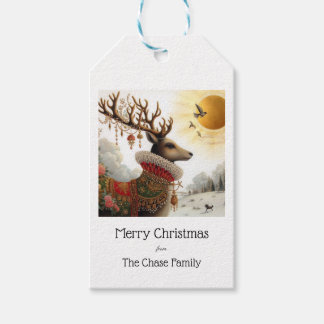Christmas Reindeer Gift Tags