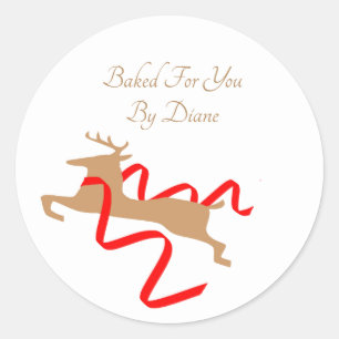 Christmas Reindeer Made-For-You Label