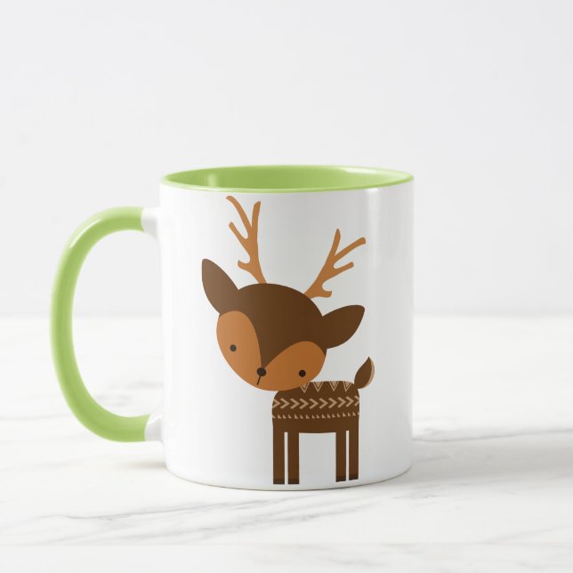 Christmas Reindeer Mug (Left)