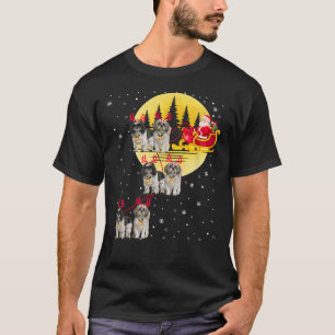 Christmas Reindeer Shih Tzu Xmas Idea T-Shirt
