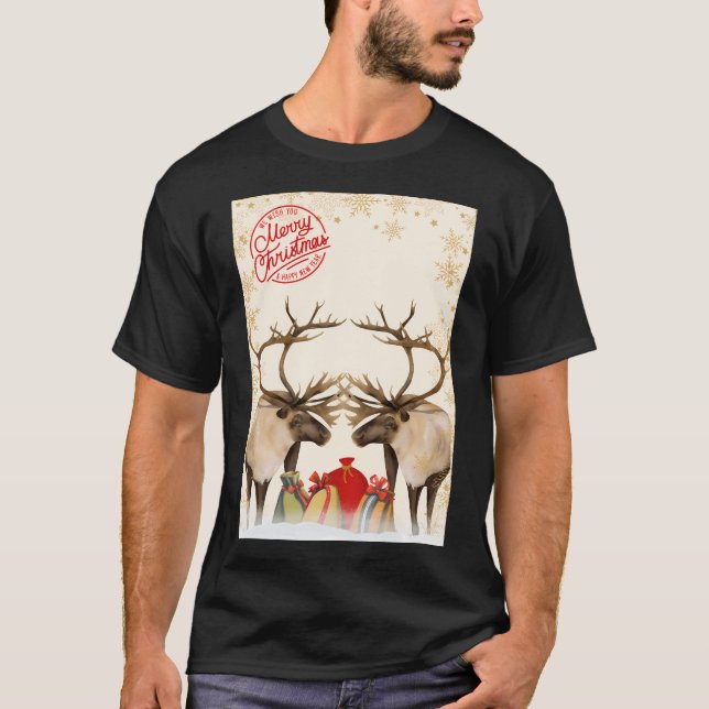 Christmas - Reindeer T-Shirt (Front)