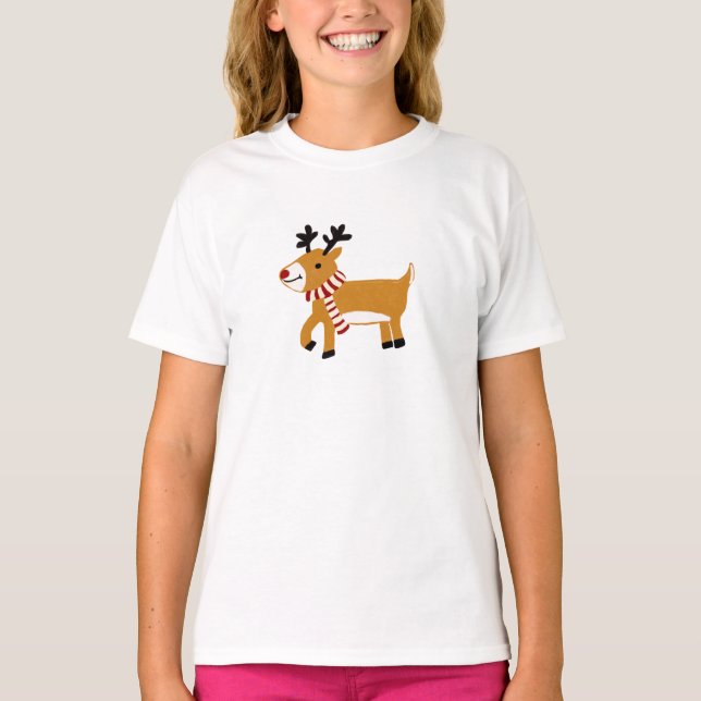 Christmas Reindeer T-Shirt (Front)