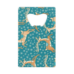 Christmas Reindeer: Vintage Seamless Pattern.