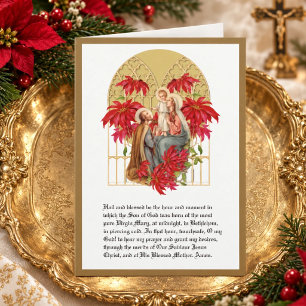 Christmas Religious St. Andrew Novena Holy Family Holiday Card