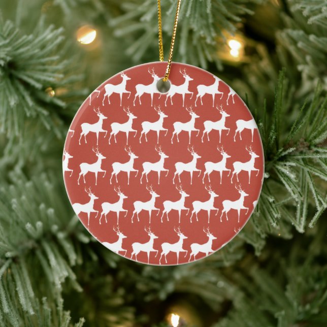 Christmas Rennes Rouges Decoration (Tree)