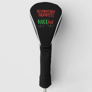 Christmas Respiratory therapist, therapy Golf Head Cover