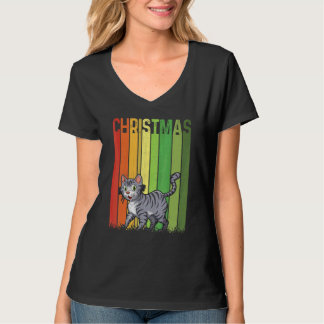 Christmas Retro Bobcats Cute Group Matching Xmas H T-Shirt