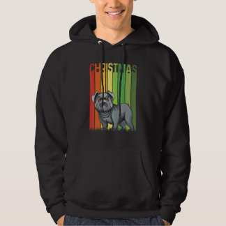 Christmas Retro French Bulldog Group Matching Xmas Hoodie