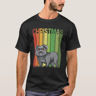 Christmas Retro French Bulldog Group Matching Xmas T-Shirt