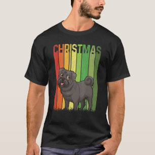 Christmas Retro Pug Dog Cute Group Matching Xmas H T-Shirt