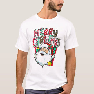 Christmas Retro Red Buffalo T-Shirt