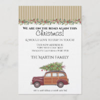 Christmas Retro Station Wagon