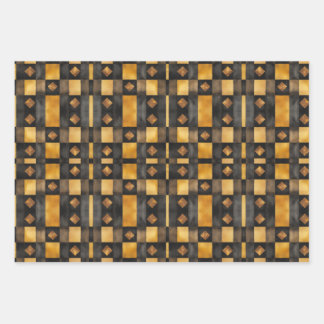 Christmas Retro Vinage Style Wrapping Paper Sheet