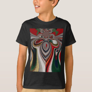Christmas Retro Vintage Texture Abstract Art Print T-Shirt