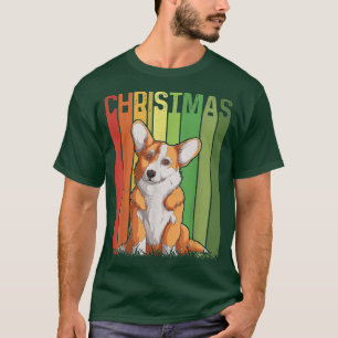 Christmas Retro Welsh Corgi Cute Group Matching Xm T-Shirt