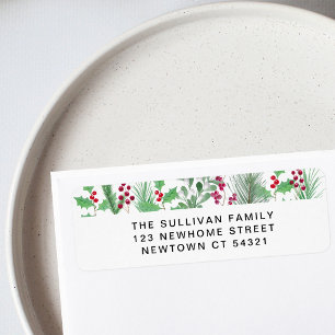 Christmas Return Address