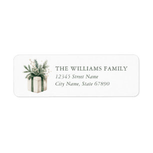 Christmas Return Address Labels