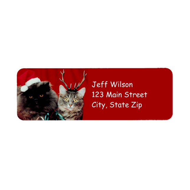 Christmas Return Address Labels (Front)