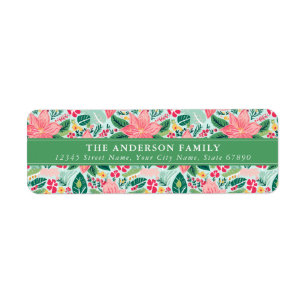 Christmas Return Address Labels