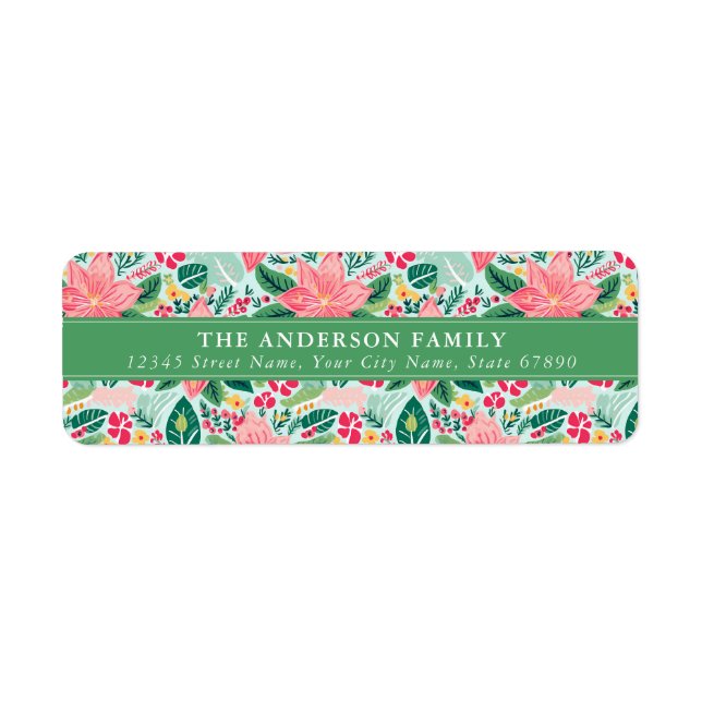 Christmas Return Address Labels (Front)