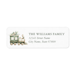 Christmas Return Address Labels
