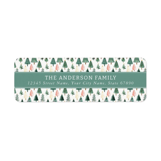 Christmas Return Address Labels (Front)