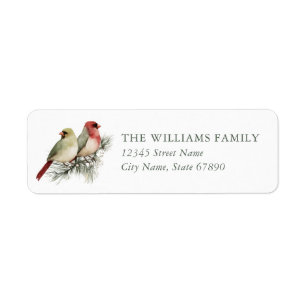 Christmas Return Address Labels