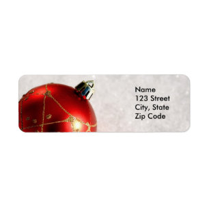 Christmas Return Address Labels or Favour Gift Tag