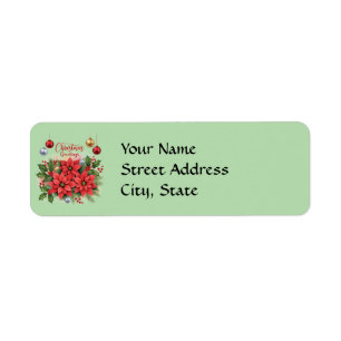 Christmas Return Address Template