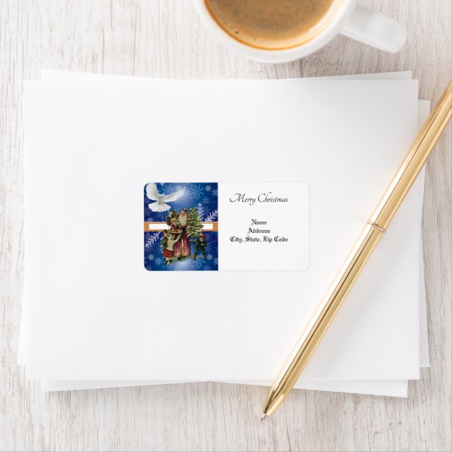 Christmas Return/ Shipping  Address Label (Insitu)