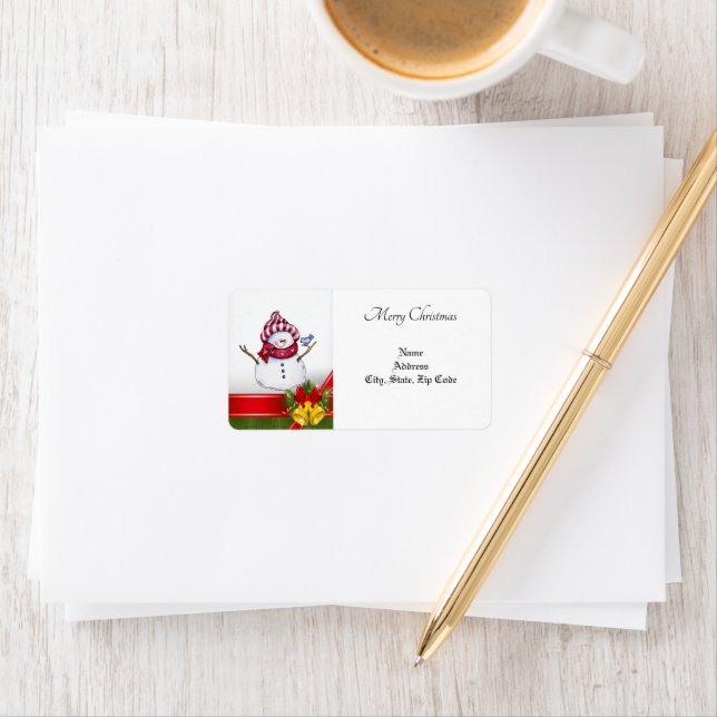 Christmas Return/ Shipping  Address Label (Insitu)