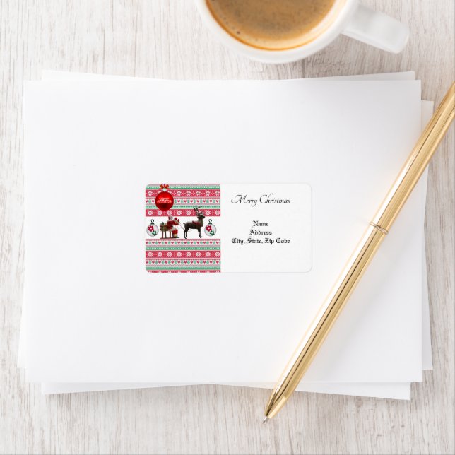 Christmas Return/ Shipping  Address Label (Insitu)