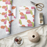 Christmas Ribbon Candy Candies Holiday Sweets Wrapping Paper<br><div class="desc">Wrapping paper features an original marker illustration of colourful Christmas ribbon candy treats. Perfect for wrapping holiday gifts!

This design is also available on other products. Don't see what you're looking for? Need help with customisation? Contact Rebecca to have something designed just for you.</div>