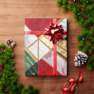 Christmas Ribbon Wrapping Paper